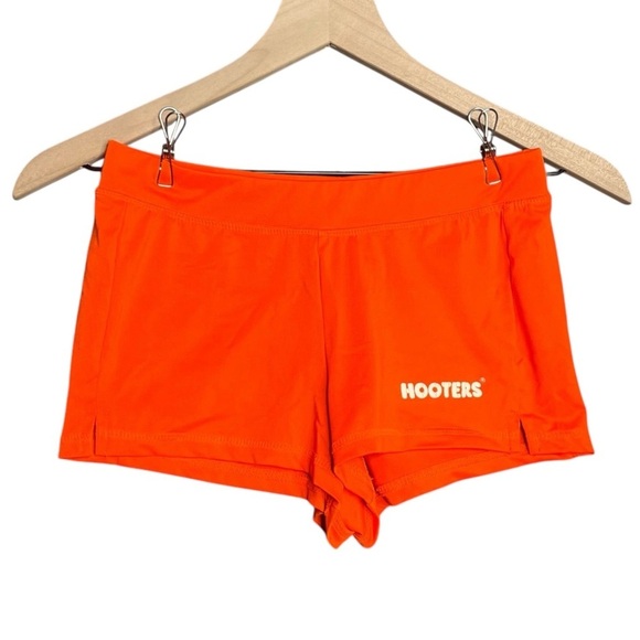 Hooters Orange Mini Uniform Shorts Size XS - Picture 1 of 5